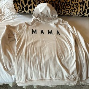 Ford and Wyatt Womens Champagne "Mama" Everyday Hoody size Large